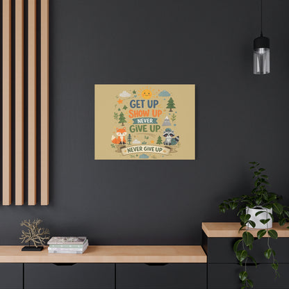 Kids Inspirational Canvas Wall Art – Premium Motivational Canvas Print for Bedroom, Playroom & Nursery Décor