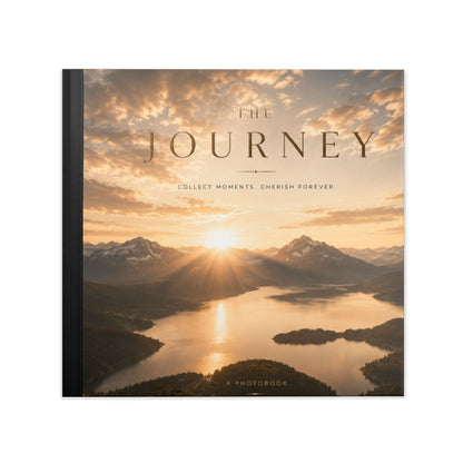 The Journey™ Premium Photo Book — Timeless Luxury Album for Family, Travel, Weddings & Legacy Memories