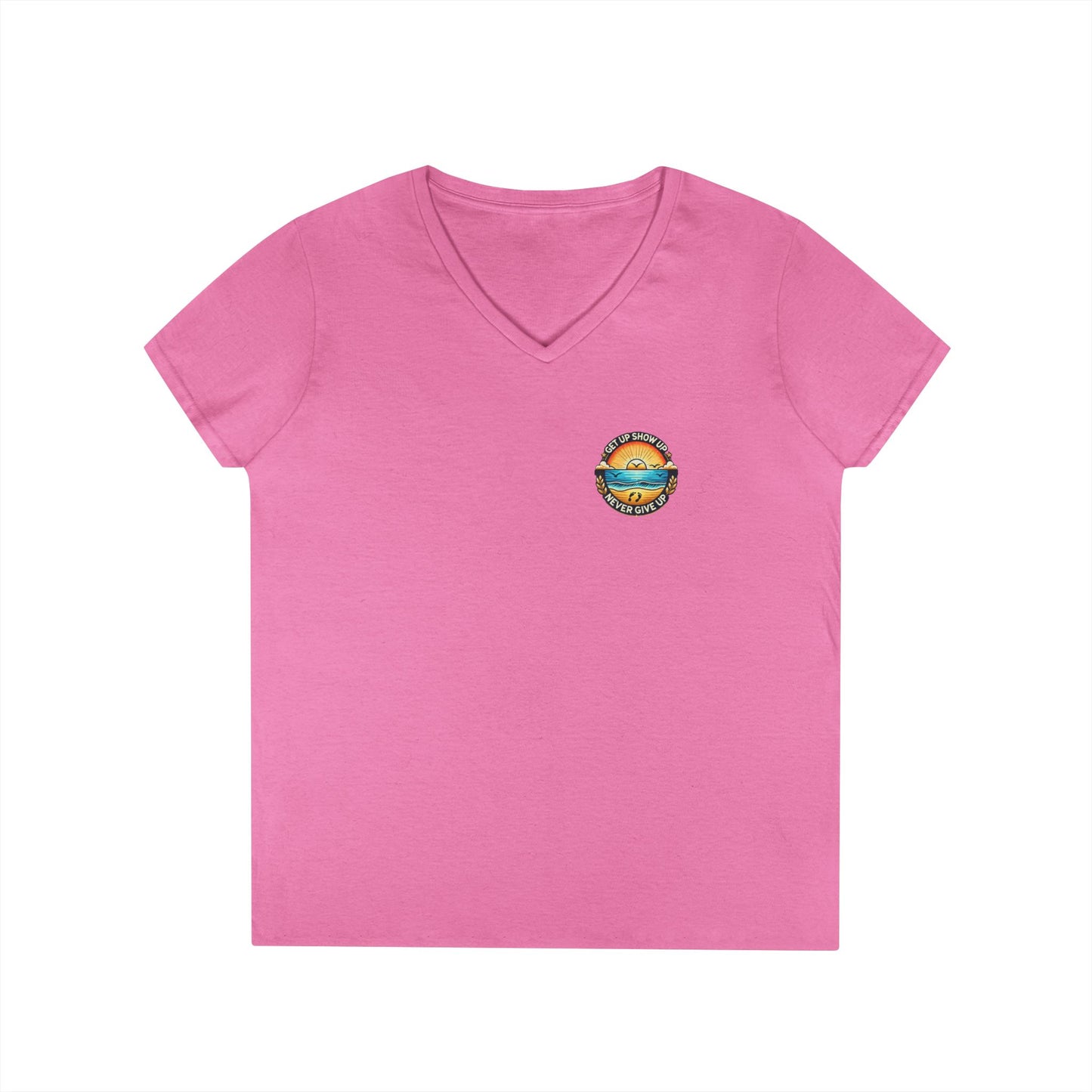 Women's V Neck-Strength in Motion