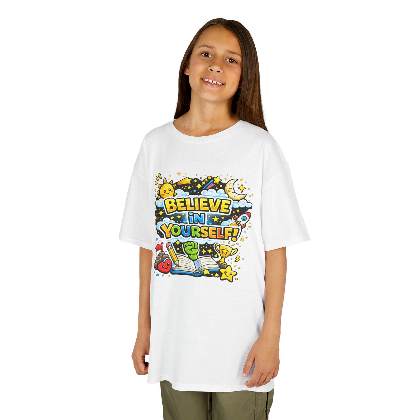 Kids Heavy Cotton™ Motivational T Shirt