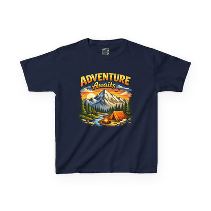 Kids Heavy Cotton™ Tee Adventure Awaits