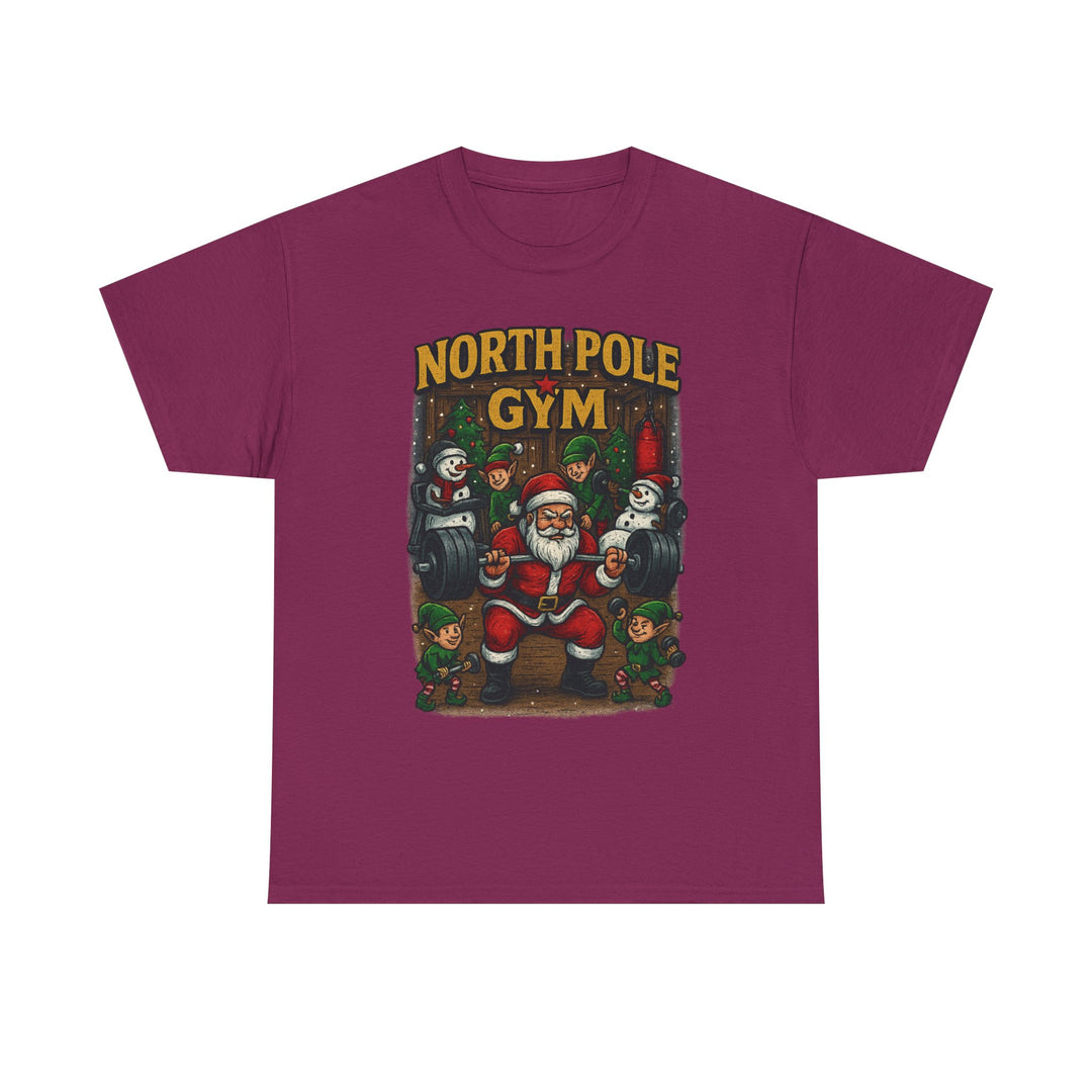 North Pole Gym. Unisex Heavy Cotton Tee