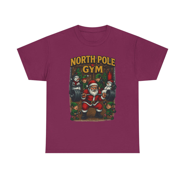 North Pole Gym. Unisex Heavy Cotton Tee