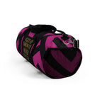 Get Up Show Up Never Give Up Duffel Bag (Dark Pink)