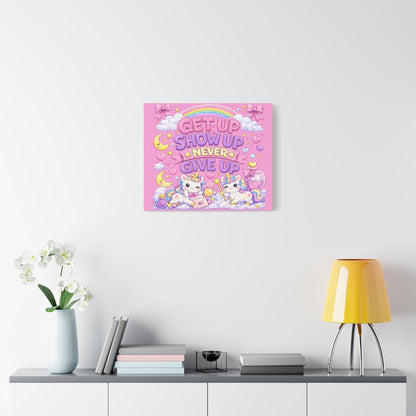 Kids Inspirational Canvas Wall Art – Premium Motivational Canvas Print for Bedroom, Playroom & Nursery Décor