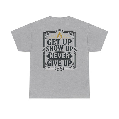 She Lifts. She Heals. She Repeats.  Unisex Heavy Cotton Tee