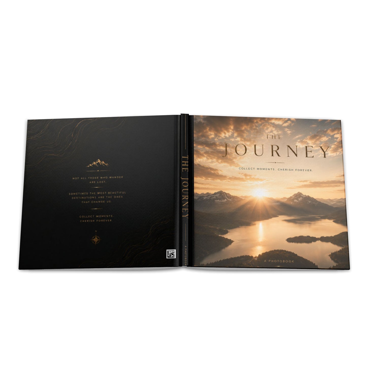 The Journey™ Premium Photo Book — Timeless Luxury Album for Family, Travel, Weddings & Legacy Memories