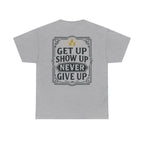 Built In Silence. Unleashed in Iron. Unisex Heavy Cotton Tee