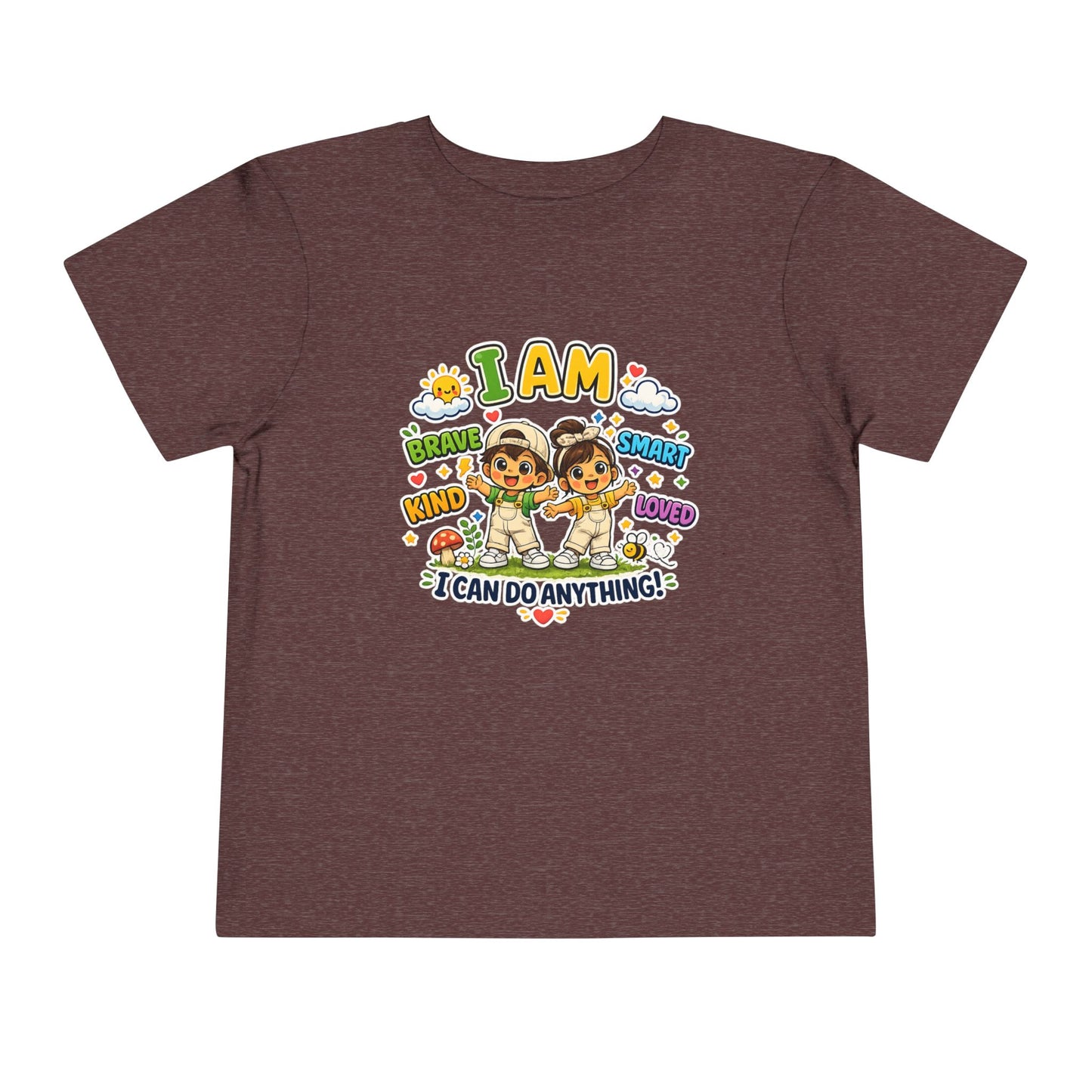 Toddler Motivational T-Shirt | Inspirational Kids Graphic Tee | Soft Cotton Toddler Shirt | Positive Mindset Children's Clothing | Everyday Comfort Tee
