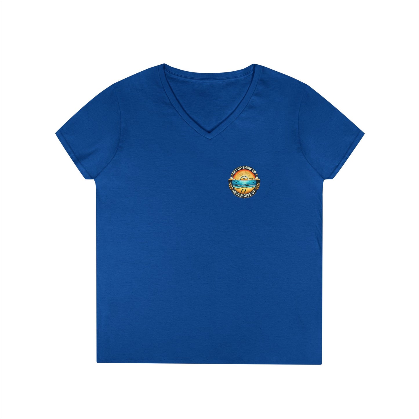 Women's V Neck-Strength in Motion