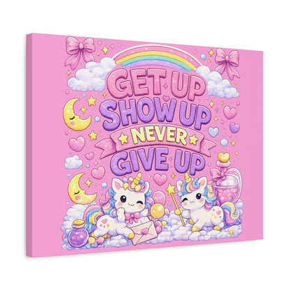 Kids Inspirational Canvas Wall Art – Premium Motivational Canvas Print for Bedroom, Playroom & Nursery Décor