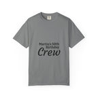 Custom Name & Age Birthday Crew T-Shirt – Personalized Group Shirt