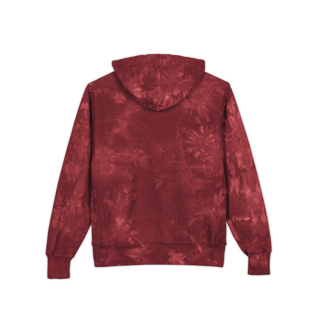 Get Up Show Up Never Give Up Unisex Champion Tie-Dye Hoodie (Embroidery)