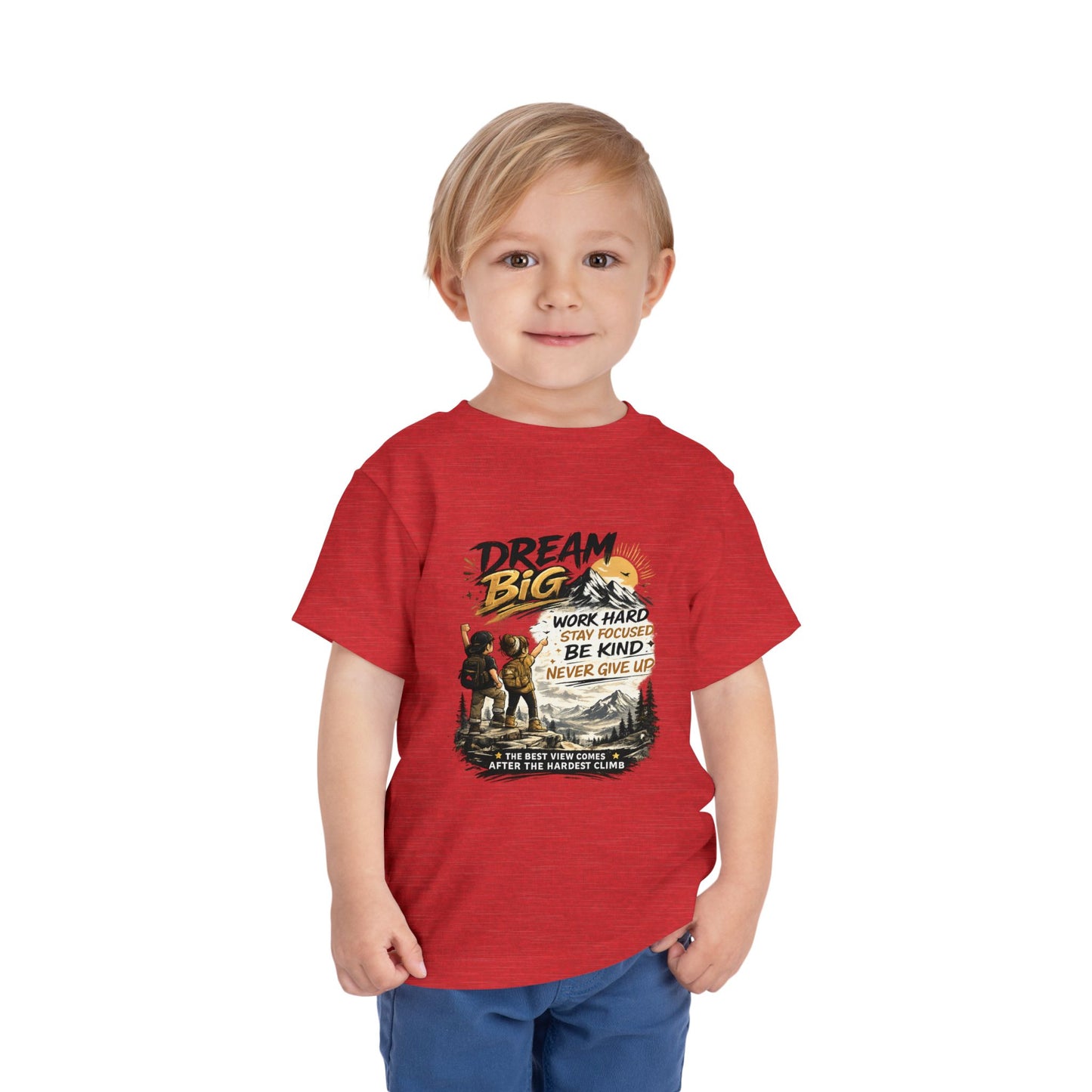Toddler Motivational T-Shirt | Inspirational Kids Graphic Tee | Soft Cotton Toddler Shirt | Positive Mindset Children's Clothing | Everyday Comfort Tee