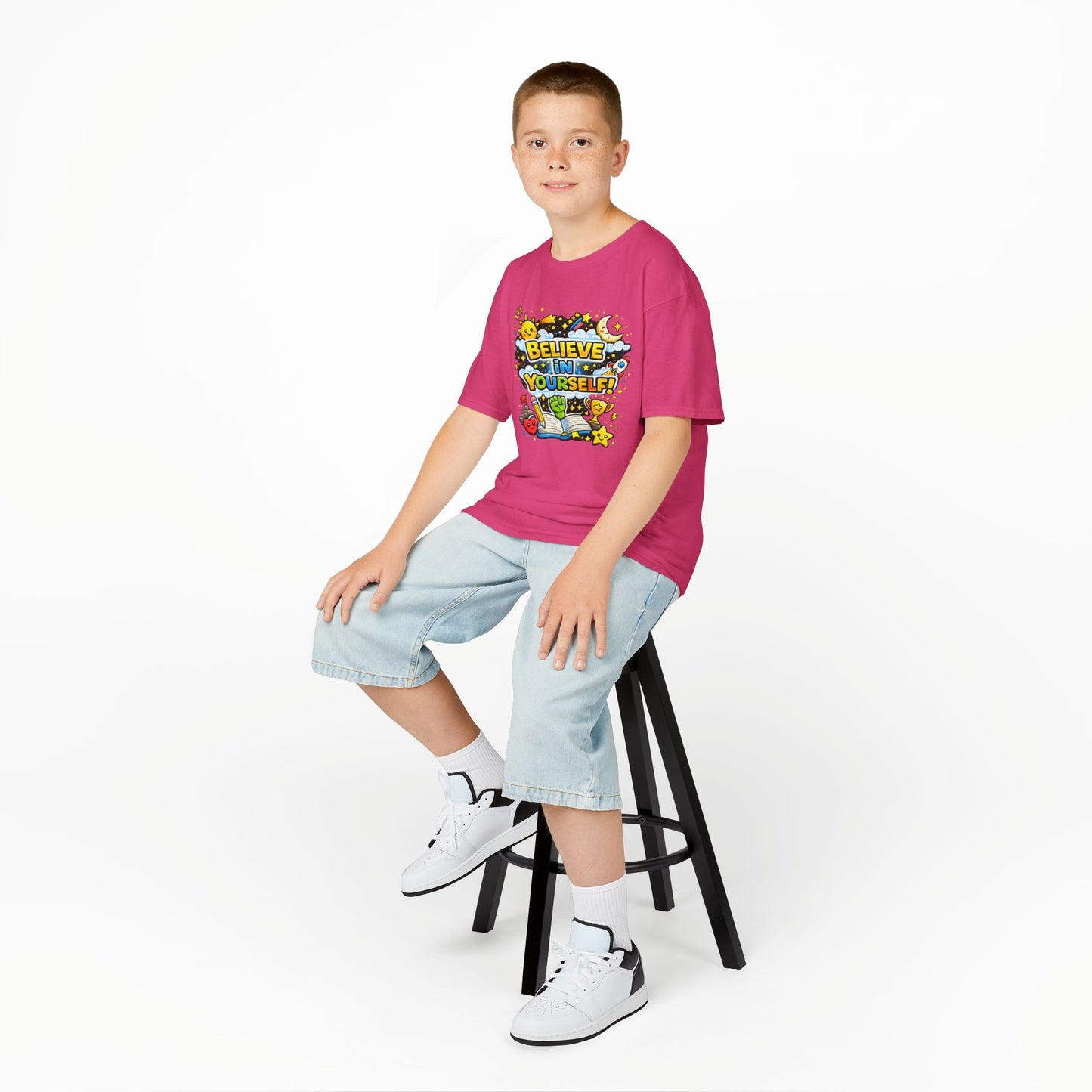 Kids Heavy Cotton™ Motivational T Shirt