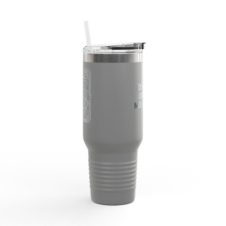 Discipline Outlifts Motivation Insulated Travel Mug, 40oz