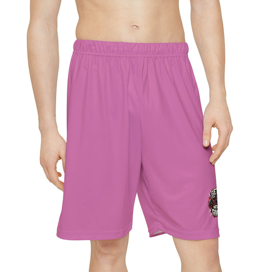 Relentless Performance Men’s Sports Shorts (Light Pink)