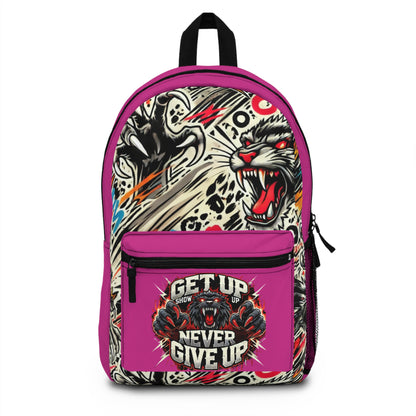 Go-Getter Backpack – Carry Your Goals Everywhere (Dark Pink)