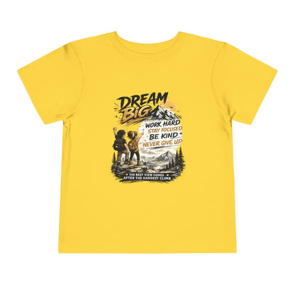 Toddler Motivational T-Shirt | Inspirational Kids Graphic Tee | Soft Cotton Toddler Shirt | Positive Mindset Children's Clothing | Everyday Comfort Tee