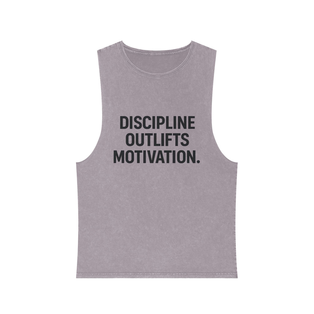 Discipline Outlifts Motivation muscle tank