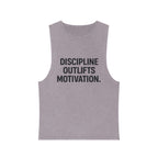 Discipline Outlifts Motivation muscle tank