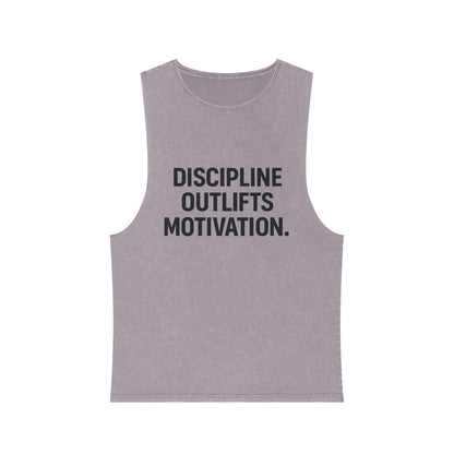 Discipline Outlifts Motivation muscle tank