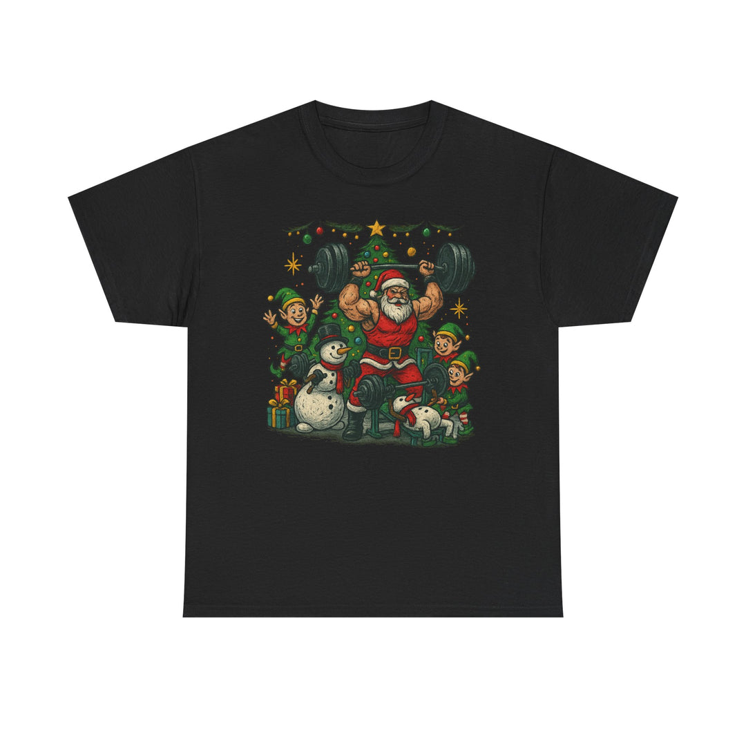 Christmas/Holiday Workout Unisex Heavy Cotton Tee