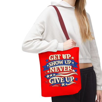 Patriotic 4th of July Tote Bag | Reusable American Pride Shopping Bag | USA Independence Day Beach, Grocery & Everyday Carry Tote