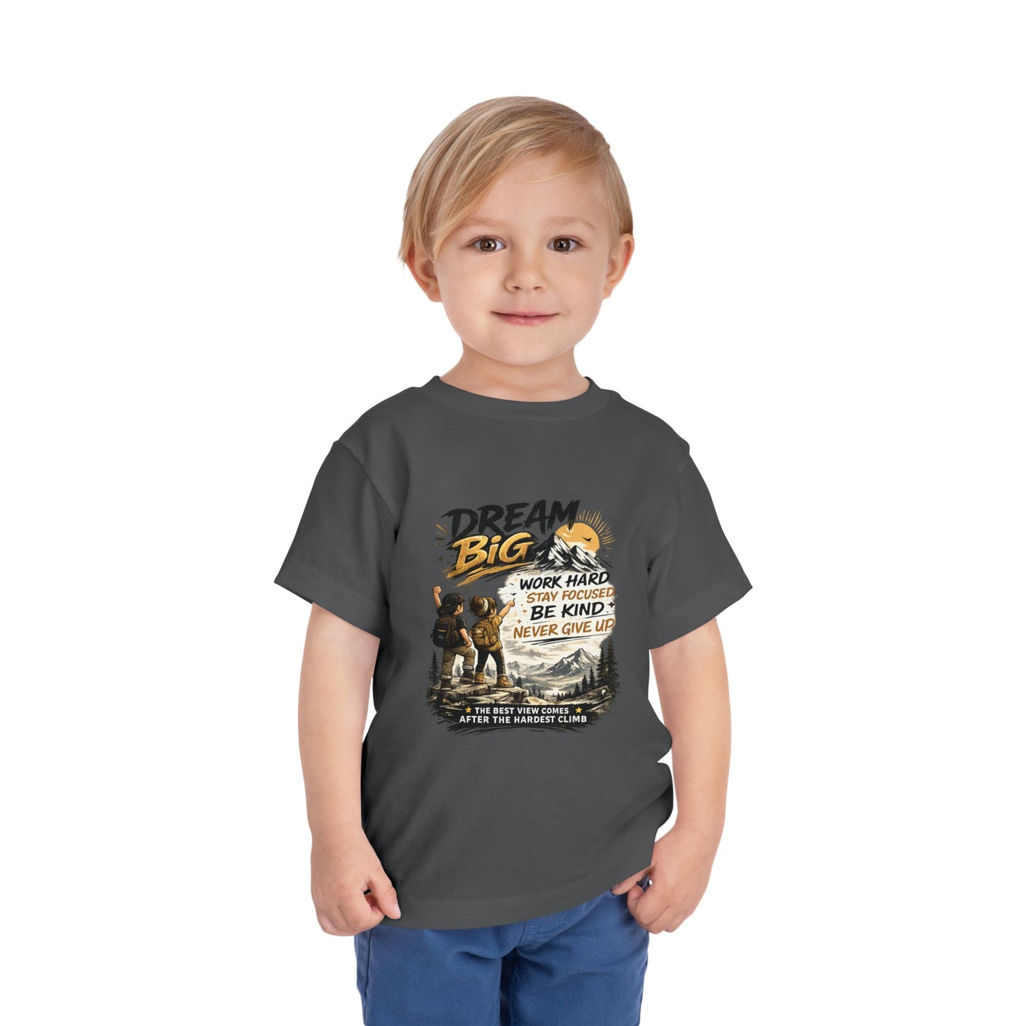 Toddler Motivational T-Shirt | Inspirational Kids Graphic Tee | Soft Cotton Toddler Shirt | Positive Mindset Children's Clothing | Everyday Comfort Tee