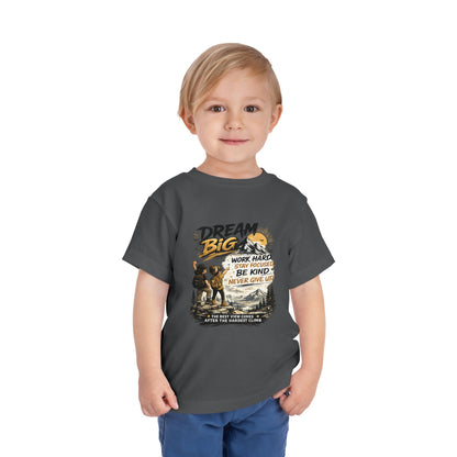 Toddler Motivational T-Shirt | Inspirational Kids Graphic Tee | Soft Cotton Toddler Shirt | Positive Mindset Children's Clothing | Everyday Comfort Tee