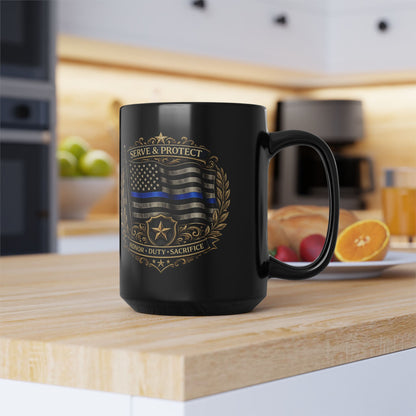 Blue Line Legacy Mug 15oz
