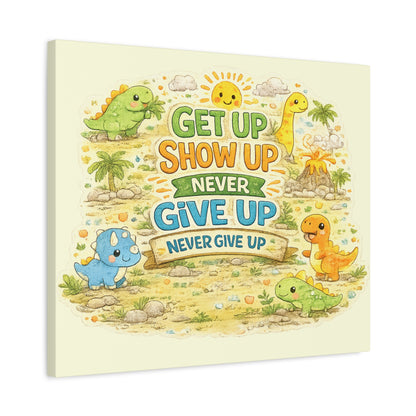 Kids Inspirational Canvas Wall Art – Premium Motivational Canvas Print for Bedroom, Playroom & Nursery Décor