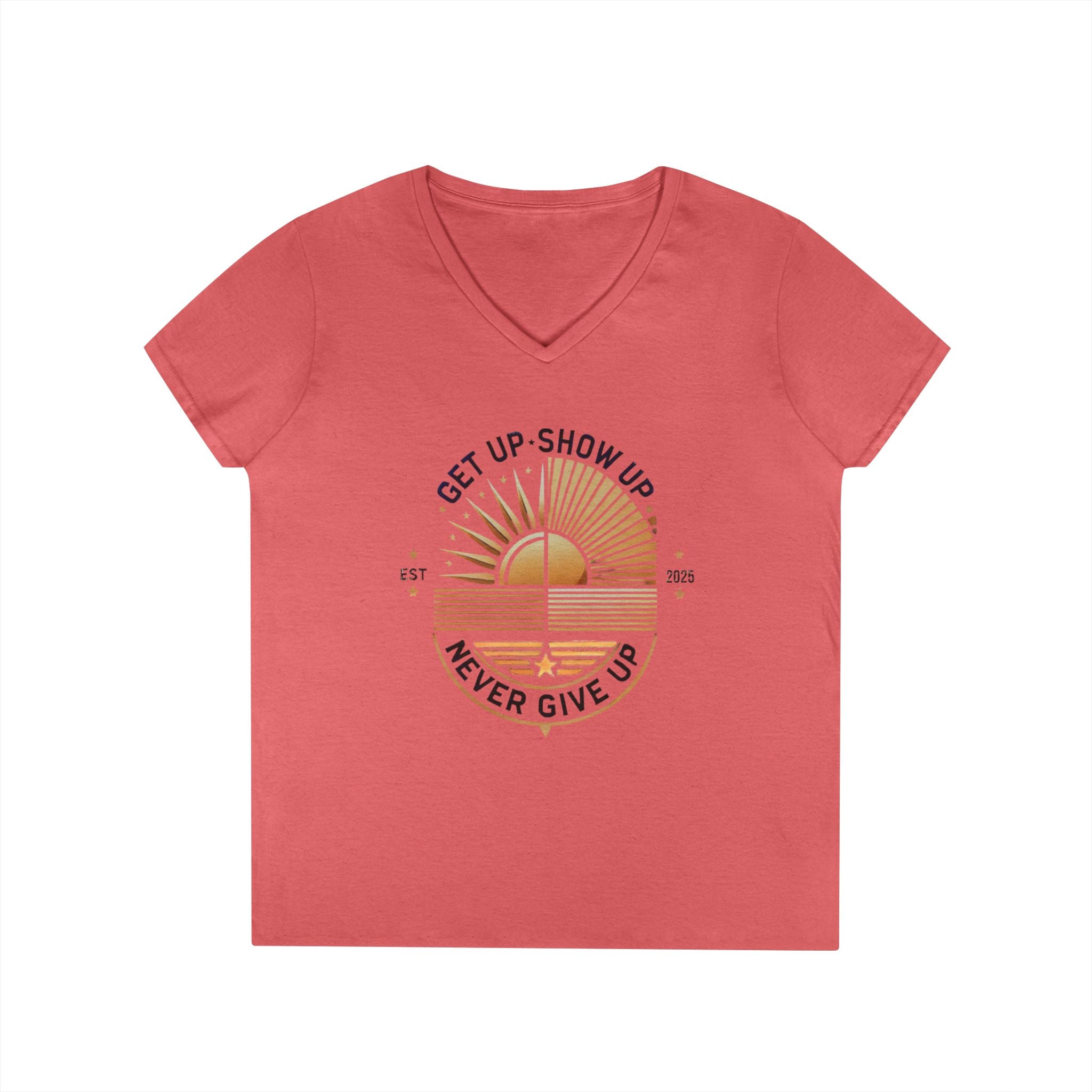 Women's V Neck-Strength in Motion