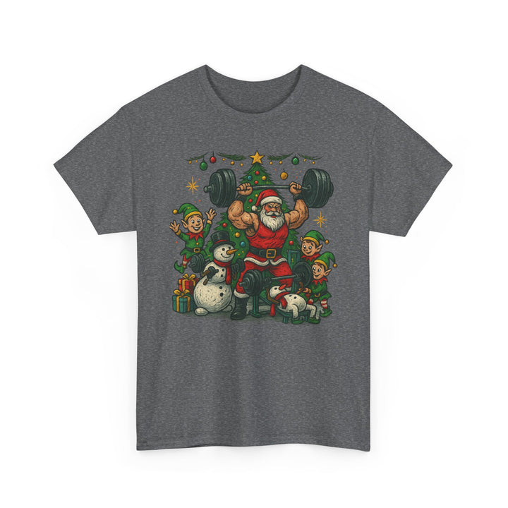 Christmas/Holiday Workout Unisex Heavy Cotton Tee