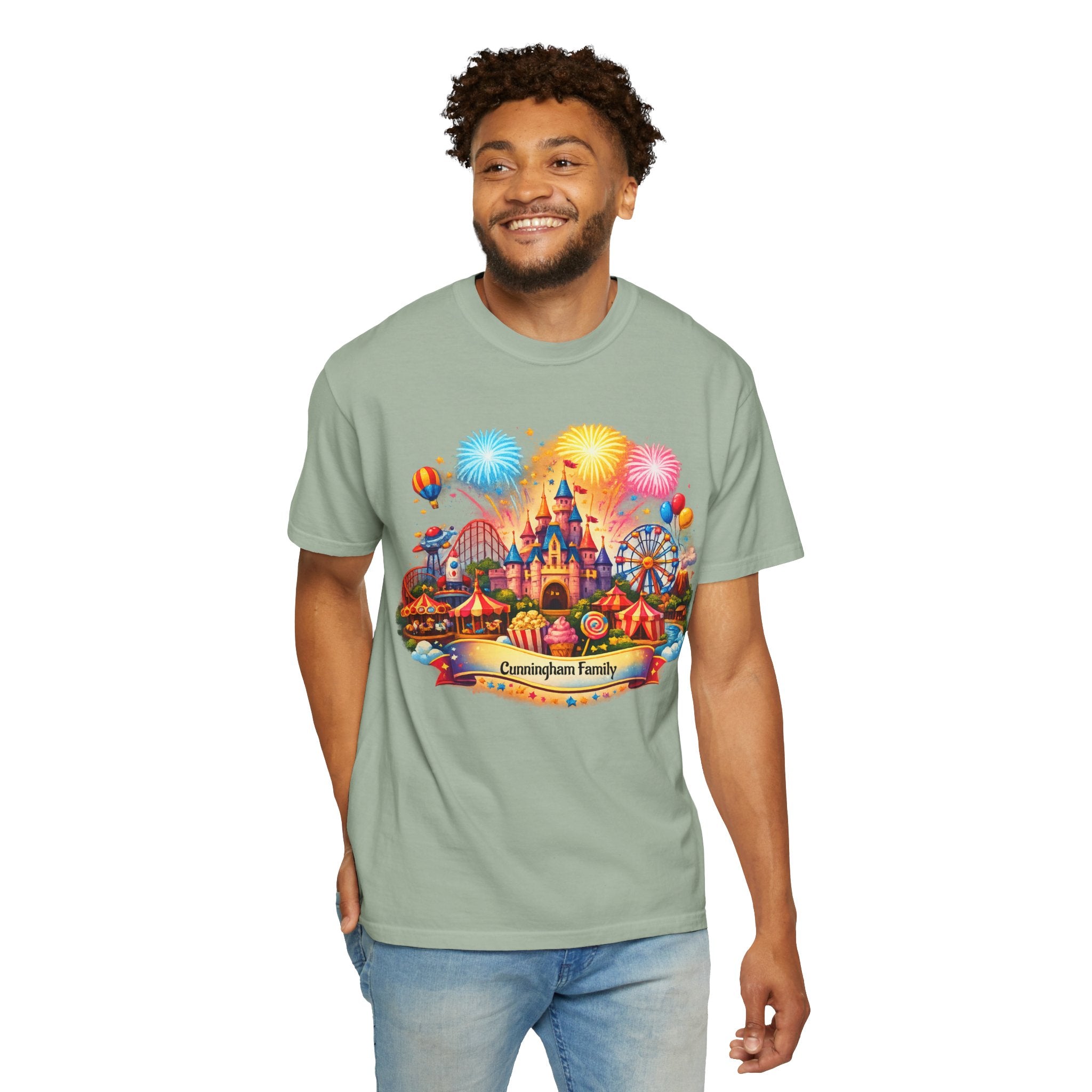 Customizable Name Graphic T-Shirt – for Disney Trips, Theme Park Vacations