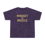 Mindset is Muscle. Unisex Vintage Mineral Wash Tee
