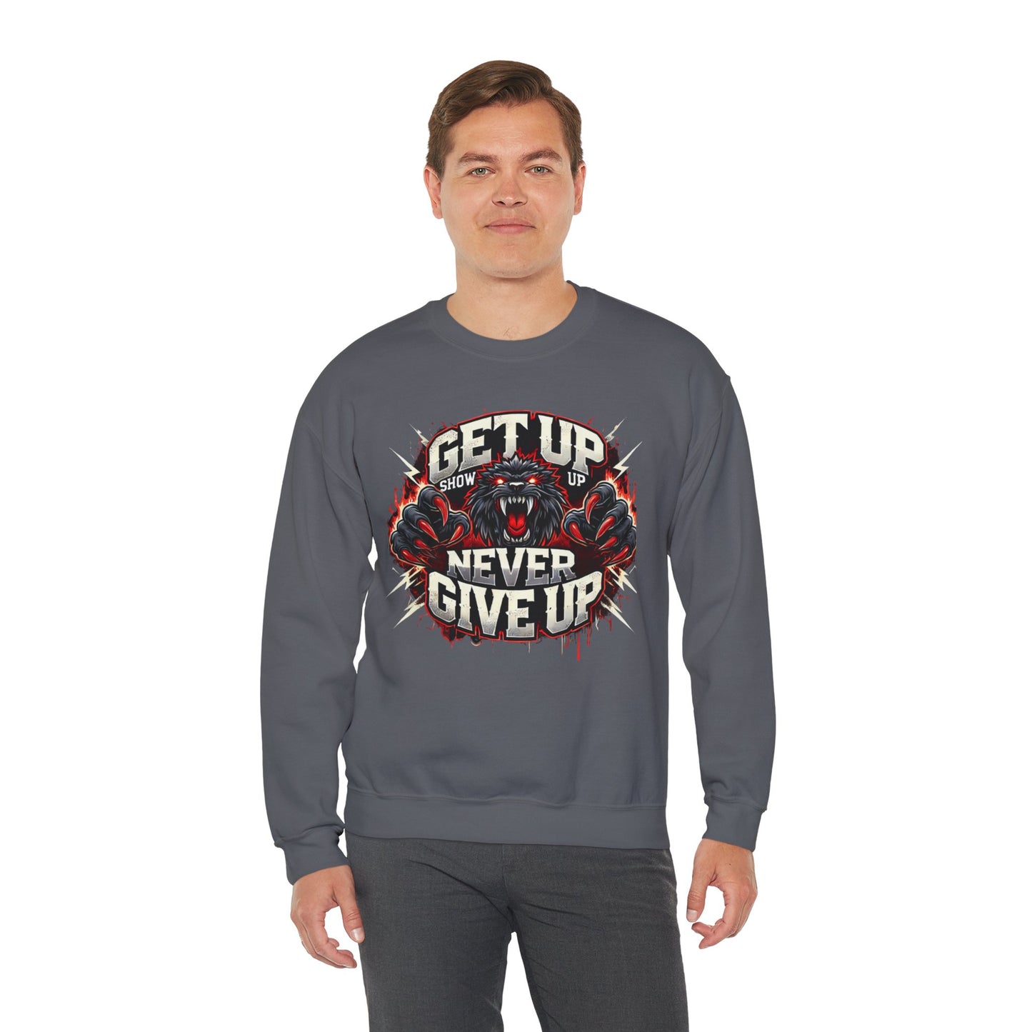 Relentless Drive Crewneck Sweatshirt UNISEX– Stay Warm, Stay Motivated