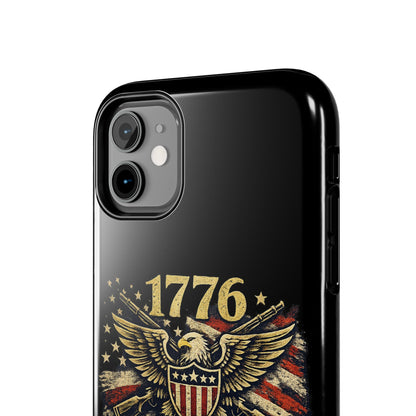 Patriotic 4th of July Tough Phone Case | Shockproof Protective Cover for iPhone & Samsung | USA Independence Day Design