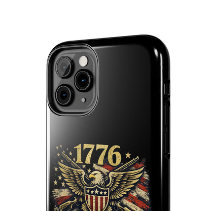 Patriotic 4th of July Tough Phone Case | Shockproof Protective Cover for iPhone & Samsung | USA Independence Day Design