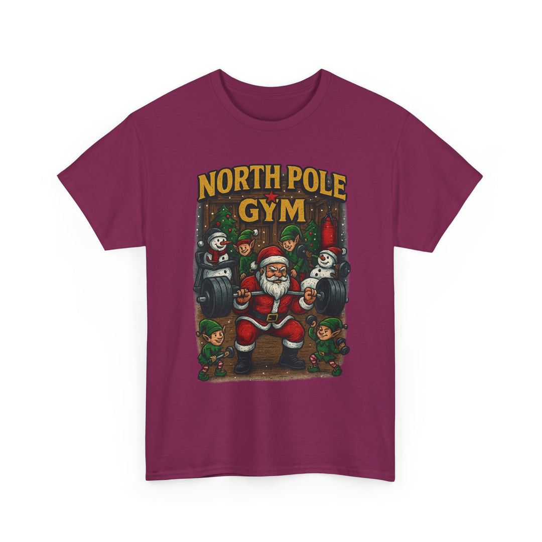 North Pole Gym. Unisex Heavy Cotton Tee