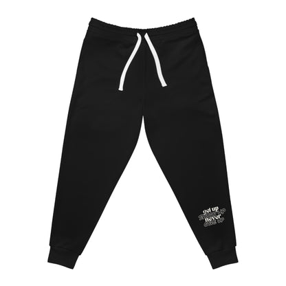 Elite Motivational UNISEX Joggers – Achieve in Comfort & Style (Black)