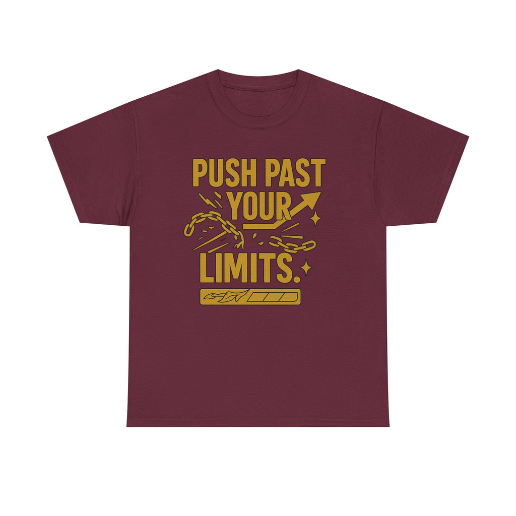 Push Past Your Limits. Unisex Heavy Cotton Tee