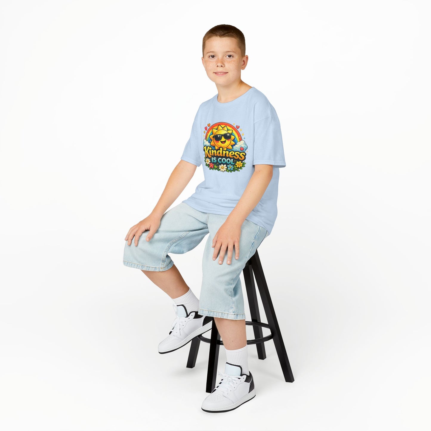 Kids Heavy Cotton™ Tee "Kindness is Cool"