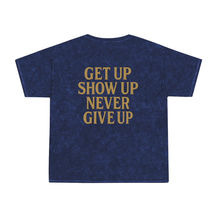 Strength Over Excuses.  Unisex Vintage Mineral Wash Tee