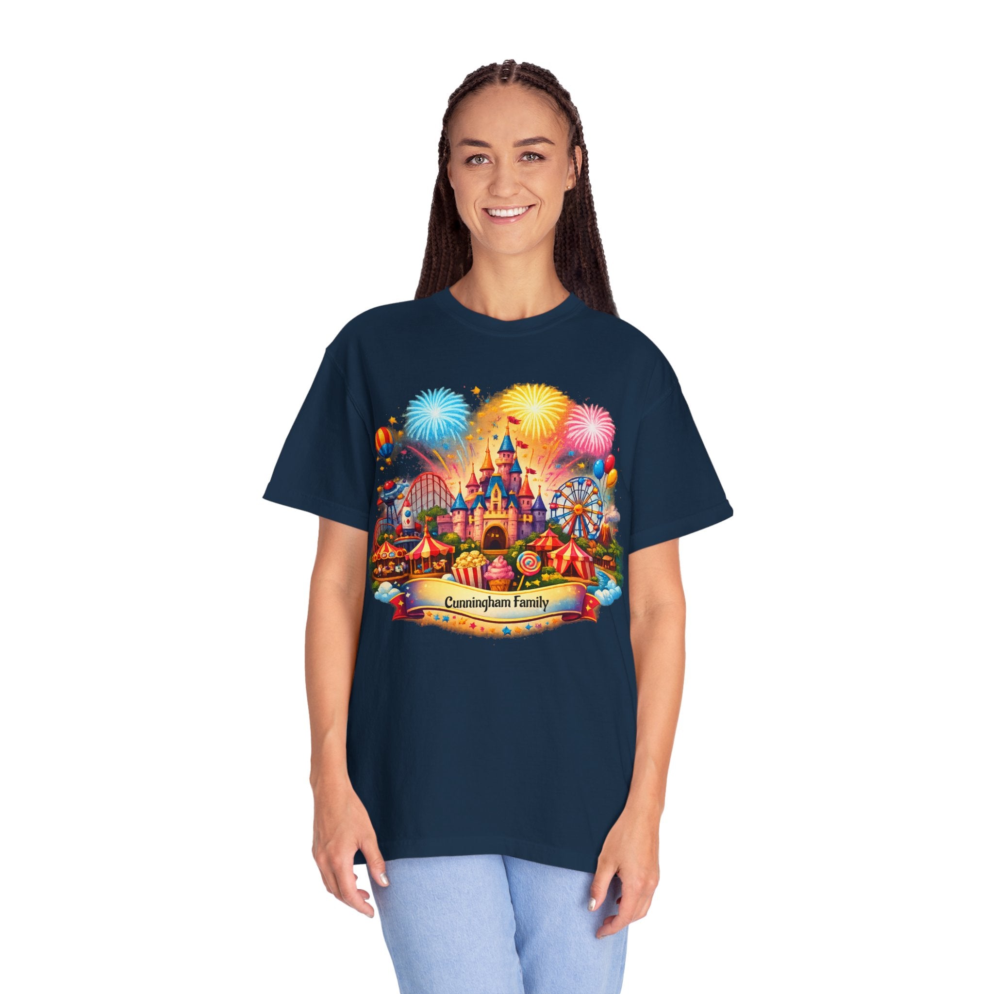 Customizable Name Graphic T-Shirt – for Disney Trips, Theme Park Vacations