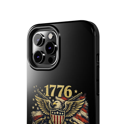 Patriotic 4th of July Tough Phone Case | Shockproof Protective Cover for iPhone & Samsung | USA Independence Day Design