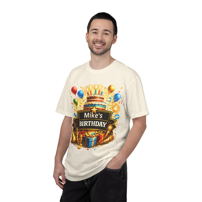 Custom Name Birthday T-Shirt – Get Up Show Up Never Give Up