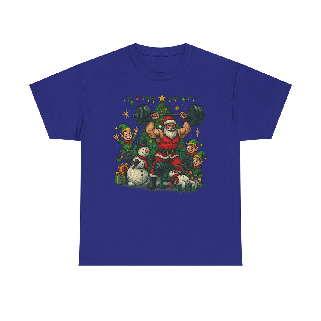 Christmas/Holiday Workout Unisex Heavy Cotton Tee