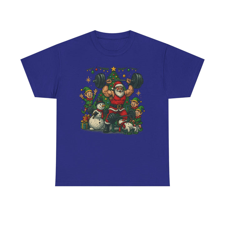 Christmas/Holiday Workout Unisex Heavy Cotton Tee
