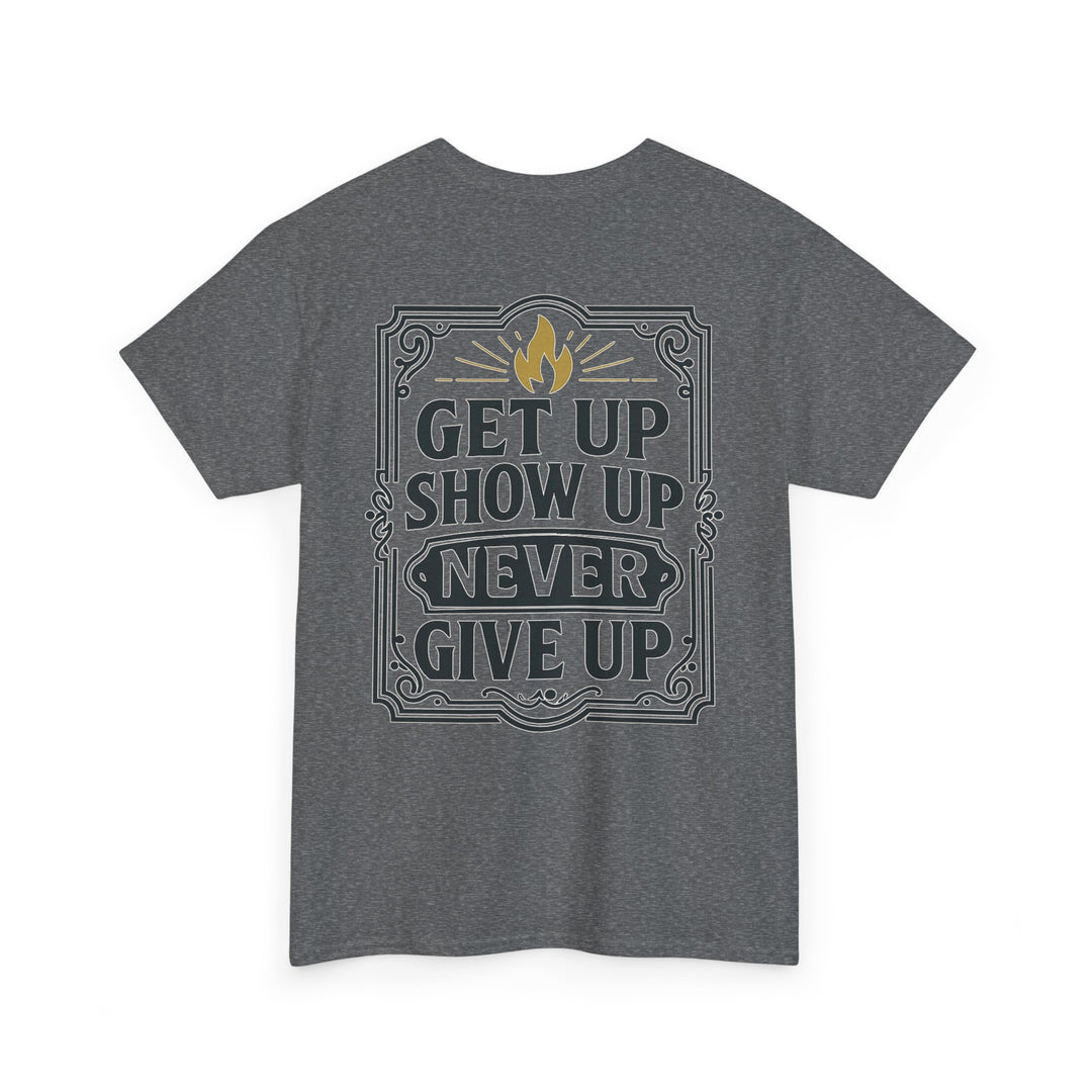 Built In Silence. Unleashed in Iron. Unisex Heavy Cotton Tee